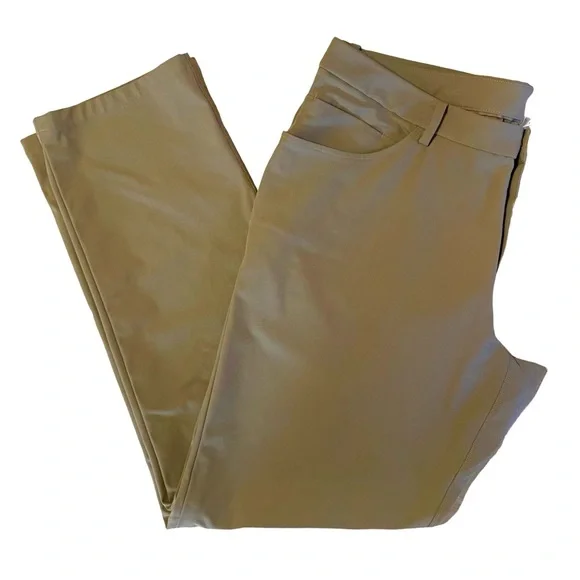 LULULEMON ‘ABC’ Anti Ball Crushing Classic-Fit Pants Brown Artifact Men’s 40 - Picture 5 of 13